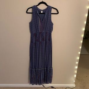 Blue maxi dress